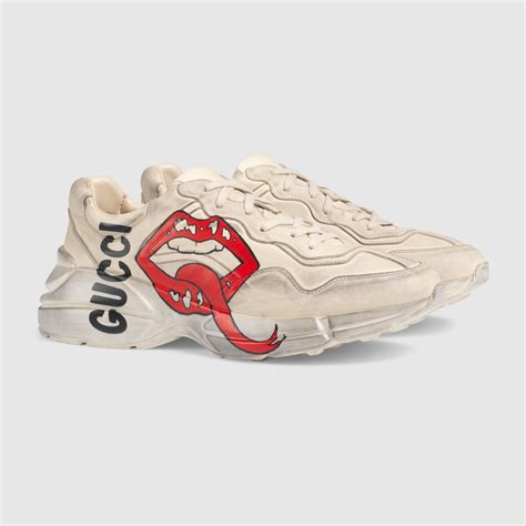 gucci rhyton sneaker with mouth print taobao w2c|gucci rhyton 552089.